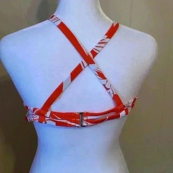 Time and Tru Orange & White 3X Two Piece Bathing Suit Bikini.  NWT - Picture 6 of 10